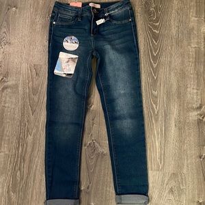 BRAND NEW girls cotton cuff skinny jeans